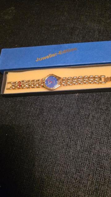 Goudkleurig dameshorloge - Juwelier Editie beschikbaar voor biedingen