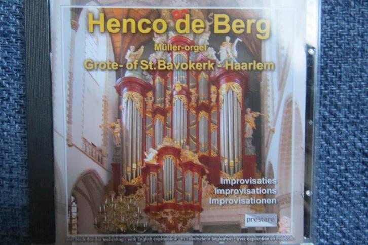 Cd: Henco de Berg, Muller orgel Grote of St. Bavo Haarlem, Cd's en Dvd's, Cd's | Klassiek, Zo goed als nieuw, Kamermuziek, Classicisme