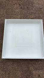 Witte lekbak voor onder de wasmachine 71x71x 10,5, Ophalen, Gebruikt