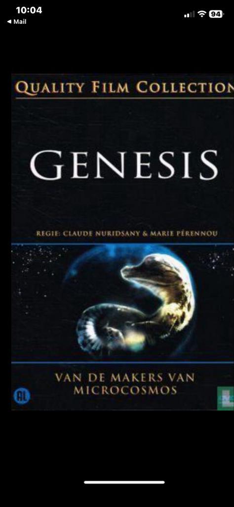 Genesis DVD - Natuurdocumentaire, Cd's en Dvd's, Dvd's | Documentaire en Educatief, Gebruikt, Natuur, Alle leeftijden, Ophalen of Verzenden