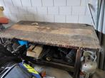 Zware Houten Werkbank - Robuust en Authentiek, Antiek en Kunst, Ophalen