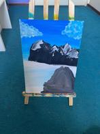 Ijzig schilderij, Ophalen