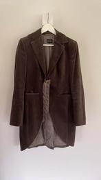 Koetsiersjas velour maat 40, Kleding | Dames, Verzenden, Zo goed als nieuw, Maat 38/40 (M), Bruin