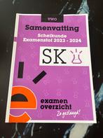 Examenoverzicht samenvatting Scheikunde VWO 2023, Ophalen of Verzenden, Beta, Zo goed als nieuw