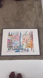 Schilderij  zeefdruk Guus van Eck, Ophalen