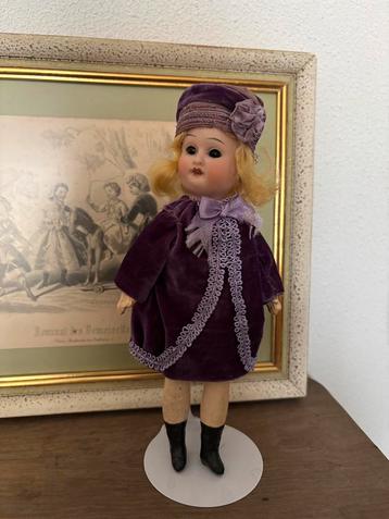 Antiek origineel porseleinen popje Simon&Halbig, 22 cm beschikbaar voor biedingen