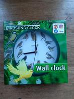 Klok met vogelzang / vogelgeluiden -Birdsong clock, Ophalen of Verzenden, Nieuw, Wandklok