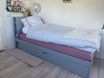 Bed met uitschuifbaar onderbed, Ophalen, Zo goed als nieuw, 160 tot 180 cm, Matras