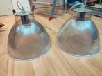 Twee hanglampen tafellampen, Ophalen of Verzenden, Zo goed als nieuw, Glas, Minder dan 50 cm