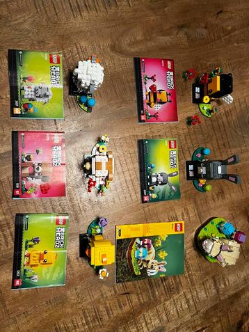 Lego Brick Headz 6 dieren sets beschikbaar voor biedingen