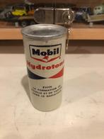 Oud Mobiloil Hydrotone klein olie blikje vol, Ophalen of Verzenden, Gebruikt, Gebruiksvoorwerp