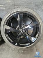 6mm! Originele Audi A3 8Y 18 inch zwarte Rotor velgen 5x112, 18 inch, Gebruikt, Banden en Velgen, Ophalen of Verzenden