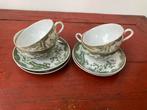 VINTAGE set Japans, porseleinen theekop &schotels 4x, TOTAAL, Antiek en Kunst, Antiek | Servies los, Ophalen of Verzenden
