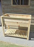 Planten/bloembak met schap (105 liter), Ophalen, Tuin, 100 cm of meer, Nieuw