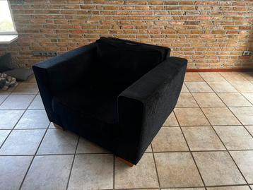 Zeer nette zwarte fauteuil