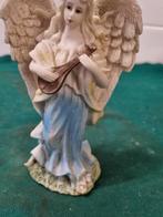 beeld engel met glitters en banjo, Verzamelen, Beelden en Beeldjes, Ophalen of Verzenden