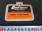 sticker Ommen Coevorden RADIO WESTERMAN  EXPERT Radio TV, Ophalen, Zo goed als nieuw, Sticker