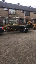 Alumacraft 1442 Evinrude etec 25hp Incl trailer, Watersport en Boten, Platbodems, Polyester, Tot 6 meter, Ophalen of Verzenden