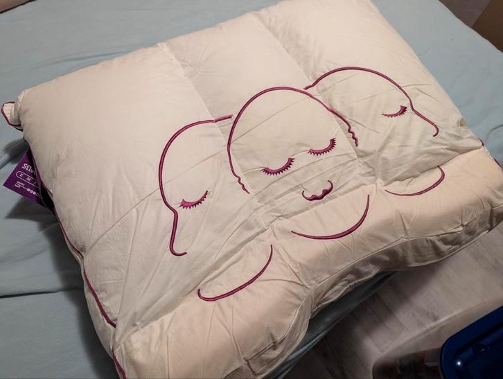 Silvana Support Emerald Hoofdkussen, Huis en Inrichting, Woonaccessoires | Kussens, Zo goed als nieuw, Wit, Rechthoekig, Ophalen