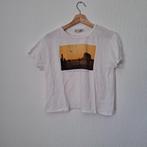 Pull & Bear wit t-shirt met print maat M, Maat 38/40 (M), Verzenden, Wit, Zo goed als nieuw