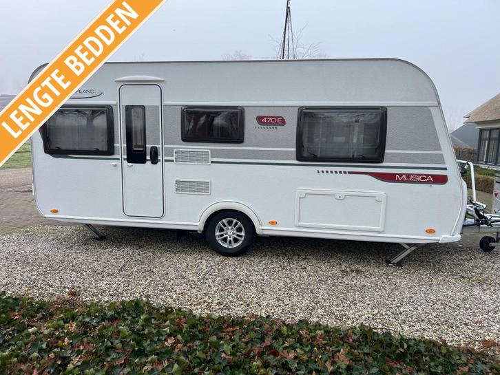 LMC Musica 470 E *Voortent*Mover*Aut.Level, Caravans en Kamperen, Caravans, Bedrijf, tot en met 4, 1000 - 1250 kg, Treinzit, LMC en Münsterland