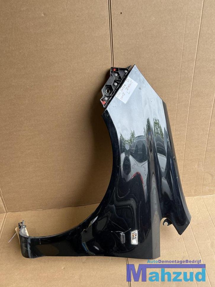 OPEL CORSA D Links zwart scherm zijscherm voorscherm, Auto-onderdelen, Carrosserie en Plaatwerk, Spatbord, Opel, Gebruikt, Ophalen