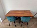 Eettafel set met 2 stoelen en bank, 50 tot 100 cm, 150 tot 200 cm, Ophalen of Verzenden, Zo goed als nieuw
