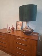 Vintage West Germany Lava keramiek tafellamp, Huis en Inrichting, Lampen | Tafellampen, Ophalen of Verzenden, Zo goed als nieuw
