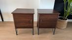 Ikea nachtkastjes - Musken - vintage look, Ophalen, Gebruikt, Minder dan 45 cm, 55 tot 70 cm