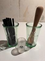 Bacardi Mojito Cocktail Set - Zo Goed Als Nieuw, Verzamelen, Glas en Borrelglaasjes, Ophalen of Verzenden, Zo goed als nieuw, Overige typen