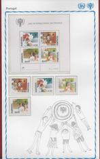 Intern.jr. v.h. Kind '79 - Portugal blok+serie - pfr op krt, Ophalen of Verzenden, Postfris, Overige thema's