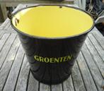 Emaille Groenten emmer met hengsel., Antiek en Kunst, Antiek | Emaille, Ophalen of Verzenden