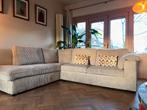 Beige Hoekbank links Nous Living Livia, Huis en Inrichting, Banken | Bankstellen, Ophalen, Zo goed als nieuw, 150 cm of meer, Vierpersoons of meer