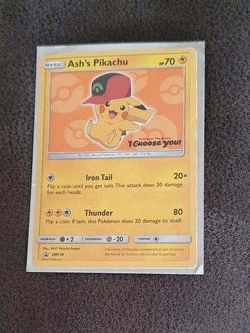 Ash's pikachu sm110 beschikbaar voor biedingen