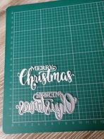 Snijmal merry christmas, Verzenden, Zo goed als nieuw, Kerst, Pons of Mal