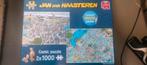 Jan van Haasteren dubbel puzzel 2 x1000, Ophalen of Verzenden, 500 t/m 1500 stukjes, Zo goed als nieuw