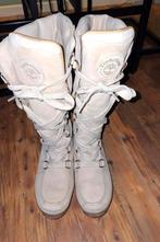 Timberland Laarzen 40 warm gevoerd. Z.G.A.N  Vaste prijs!, Kleding | Dames, Hoge laarzen, Beige, Ophalen of Verzenden, Zo goed als nieuw