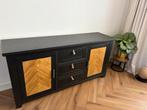 Houten Dressoir zwart, 180x50x88(bxdxh), Ophalen, Gebruikt, 150 tot 200 cm, 25 tot 50 cm