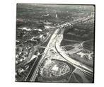 Oude luchtfoto Den Haag met Madurodam 03.04.1969, 1960 tot 1980, Gebruikt, Verzenden, Foto