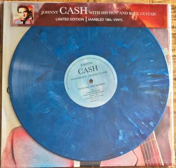 Johnny Cash - With His Hot and Blue Guitar! Marbled Vinyl beschikbaar voor biedingen