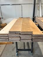 Te koop eiken multiplank vloer 24cm breed, 18mm dik +-/25m2, Ophalen, Vloerdelen of -planken, Zo goed als nieuw, 10 m² of meer