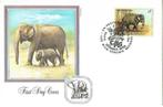 F210 United Nations 1994 Bedreigde dieren Olifanten, Postzegels en Munten, Postzegels | Eerstedagenveloppen, Onbeschreven, Rest van de wereld