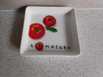 Tapas Bord 12x12 cm. Tomatoes PPD, Ophalen of Verzenden, Zo goed als nieuw, Bord(en), Overige stijlen