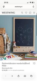 Paulowniahouten wandschrijfbord Hilde, Ophalen of Verzenden, Nieuw, Krijtbord