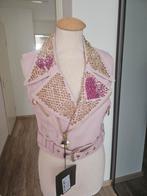 Philipp Plein Leren Jasje, Nieuw, Ophalen of Verzenden, Roze, Maat 34 (XS) of kleiner