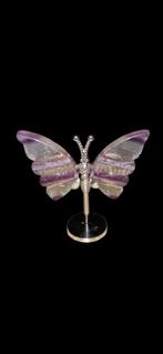 Fluoriet vlinder nr 1, Verzamelen, Mineralen en Fossielen, Ophalen of Verzenden, Mineraal