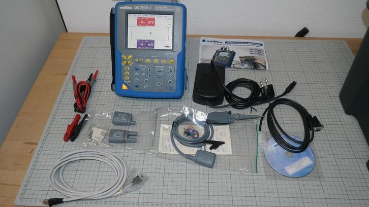 Metrix OX 7102-C digital Storage Oscilloscope oscilloscoop, Doe-het-zelf en Verbouw, Meetapparatuur, Zo goed als nieuw, Ophalen of Verzenden