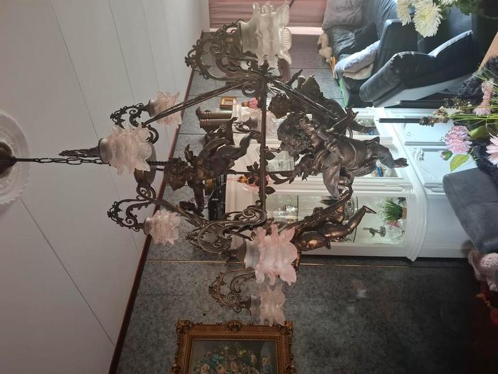 Brocante lampen, Huis en Inrichting, Lampen | Kroonluchters, Zo goed als nieuw, Ophalen