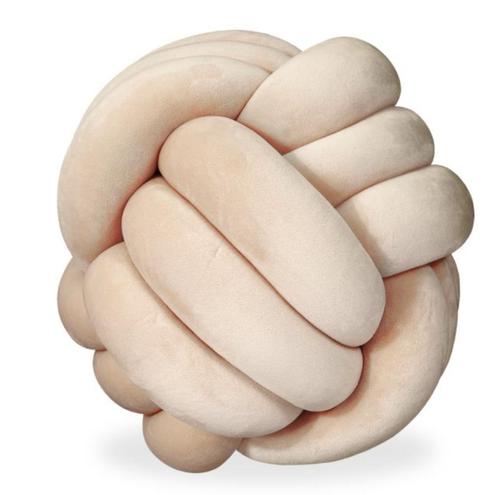 Knoop kussen - nieuw, Huis en Inrichting, Woonaccessoires | Kussens, Nieuw, Beige, Overige vormen, Ophalen of Verzenden