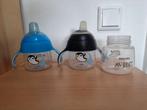 2x Philips Avent Tuitbeker Pinguin 200ml + 1 reserve, Overige typen, Gebruikt, Ophalen of Verzenden